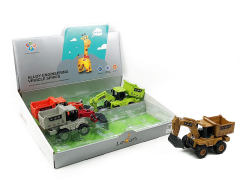 Die Cast Construction Truck Friction(8in1) toys