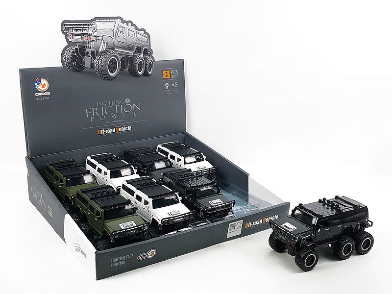 Friction Cross-country Car W/L_S(8in1) toys