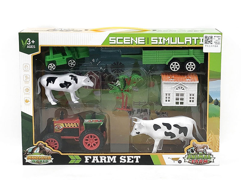 Friction Farmer Truck Set toys