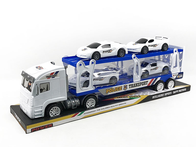 Friction Double Deck Trailer toys