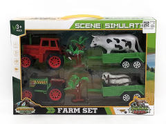 Friction Farmer Truck Set toys