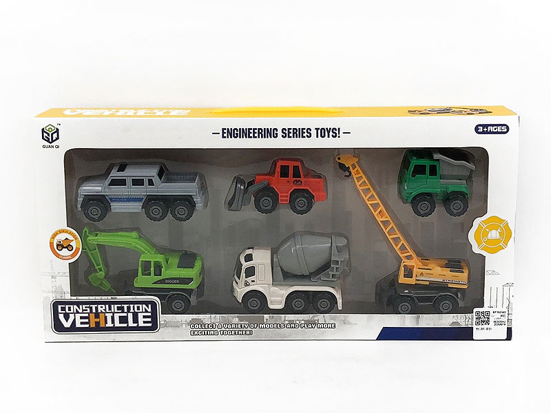 Friction Construction Truck(6in1) toys