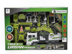 Friction Construction Truck Set(2C) toys