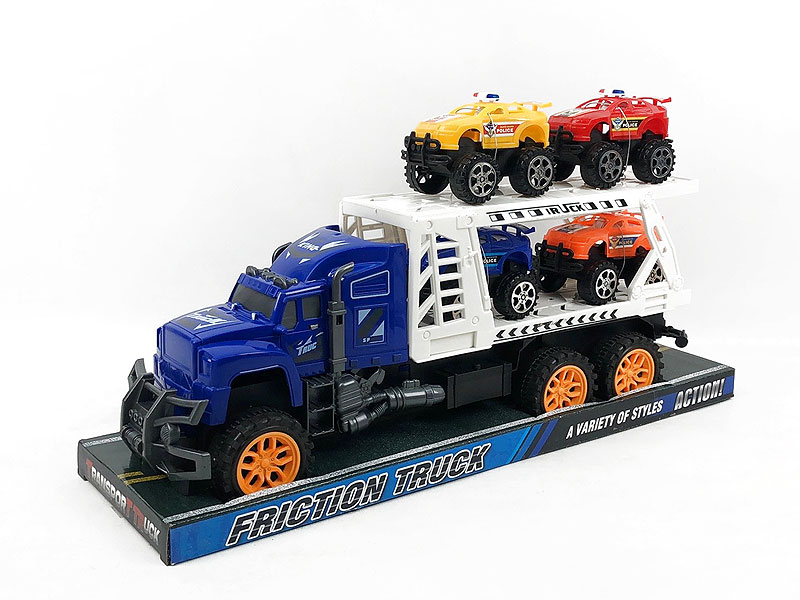 Friction Double Deck Trailer toys