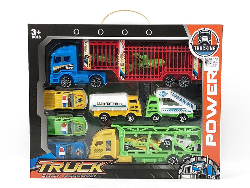 Friction Tow Truck Set toys