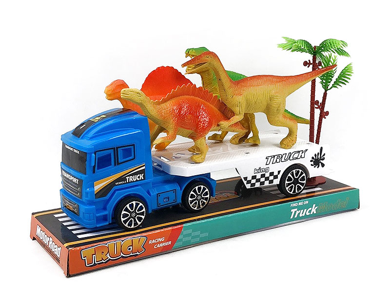 Friction Truck Tow Dinosaur toys