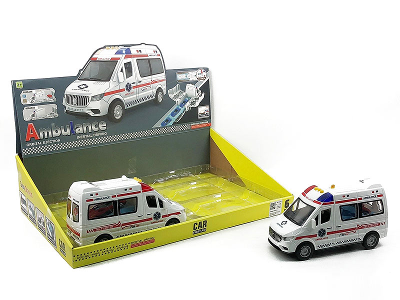 Friction Ejection Car Set W/M(6in1) toys