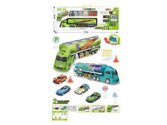 Friction Truck Tow Pull Back Car toys