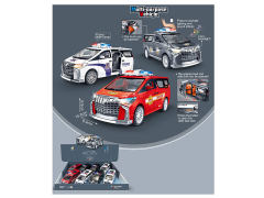 Friction Police Car W/L_S(8in1) toys