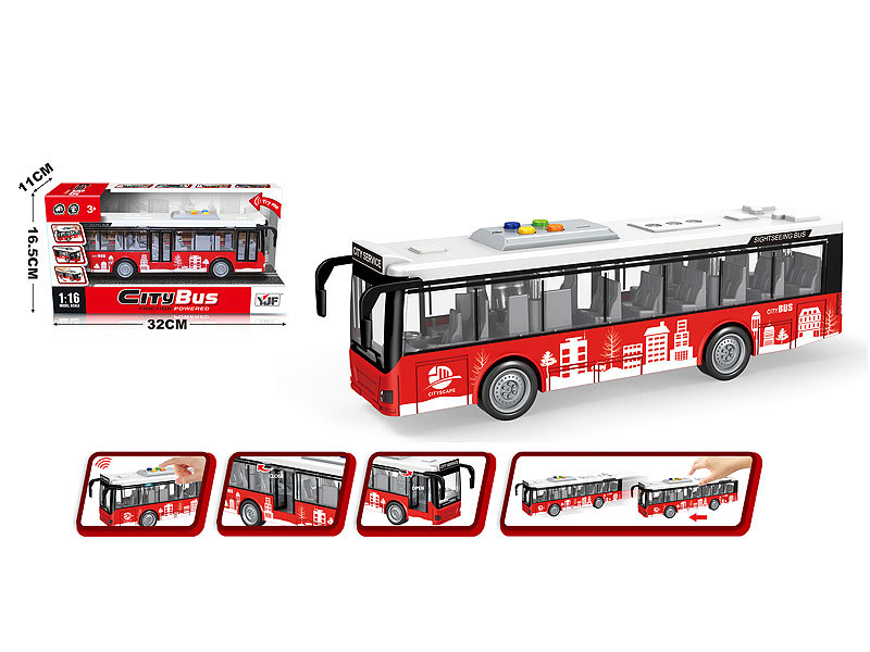 1:16 Friction Bus W/L_M toys