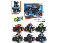 1:64 Die Cast Stunt Car Friction(6S) toys
