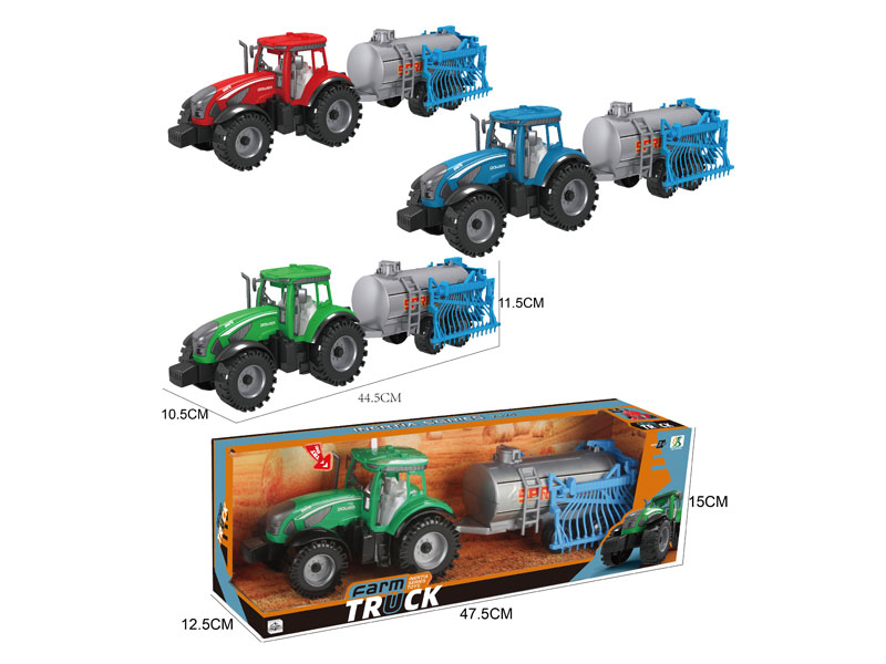 Friction Farm Truck W/M(3C) toys