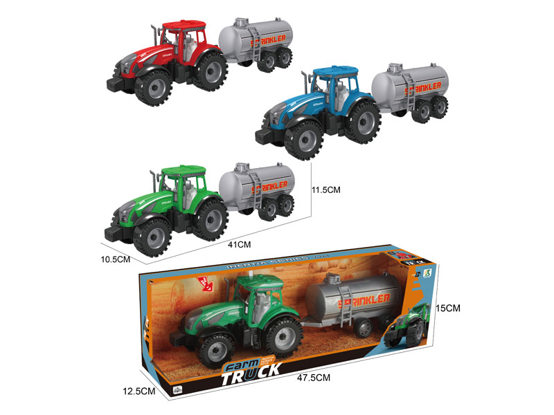 Friction Farm Truck W/M(3C) toys