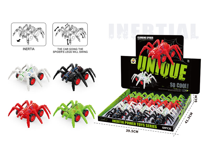 Friction Stunt Spider(12in1) toys