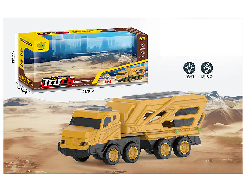 Friction Car W/L_S toys