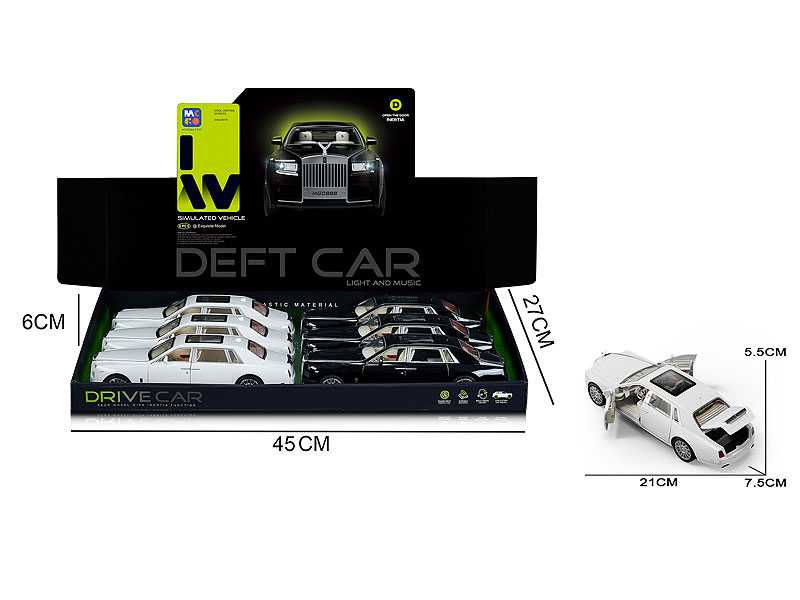 Friction Car W/L_S(6in1) toys