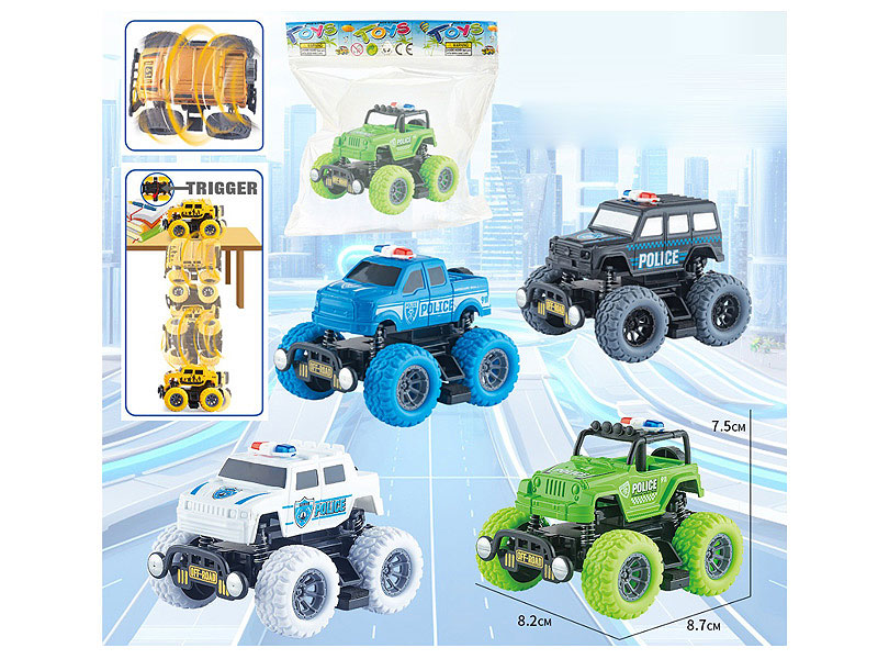 Friction Police Car(4S4C) toys