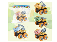 Friction Stunt Construction Truck(4S) toys