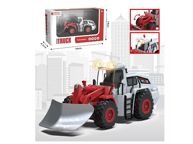 Die Cast Construction Truck Friction W/L_M toys