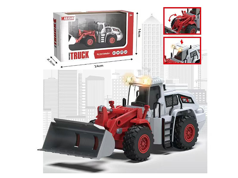 Die Cast Construction Truck Friction W/L_M toys