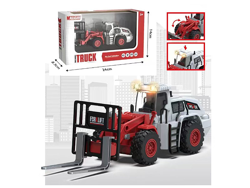 Die Cast Construction Truck Friction W/L_M toys