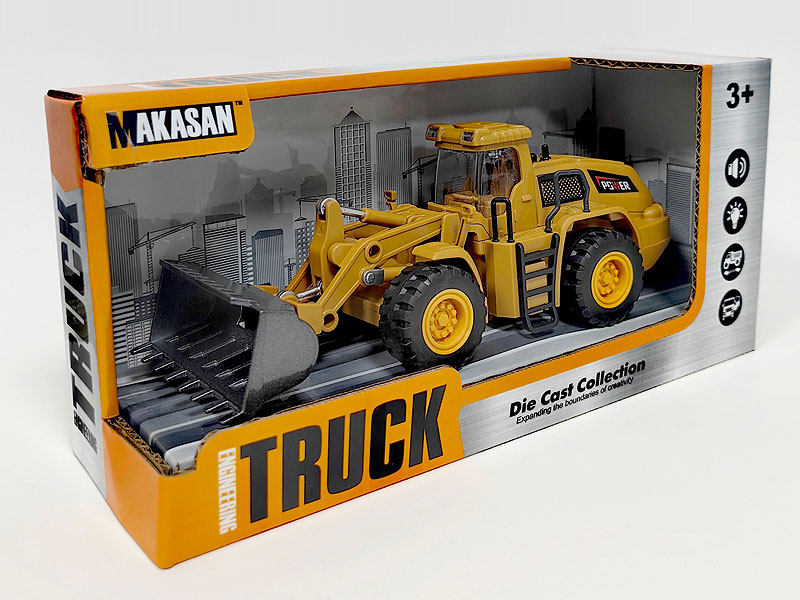 Die Cast Construction Truck Friction W/L_M toys