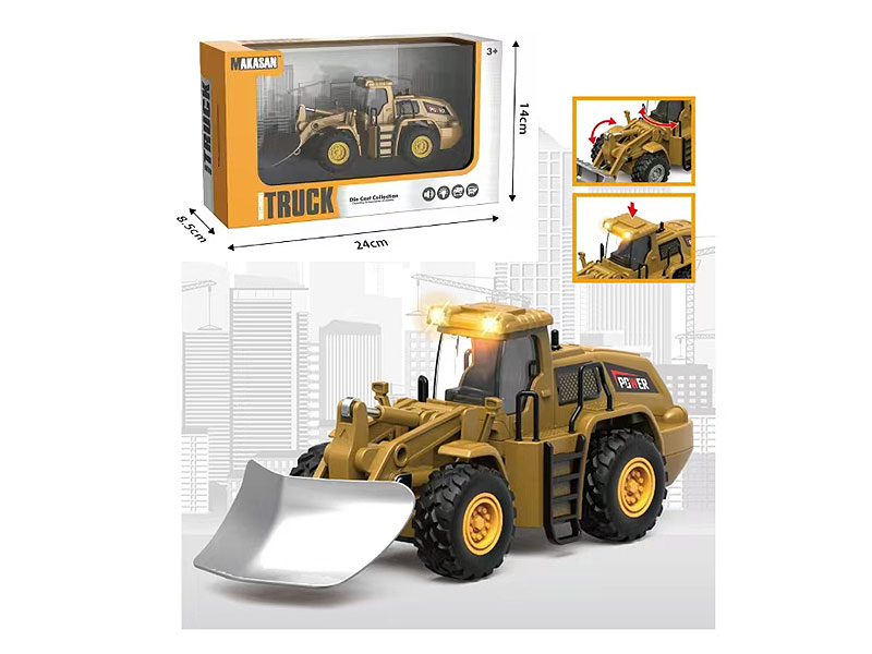 Die Cast Construction Truck Friction W/L_M toys