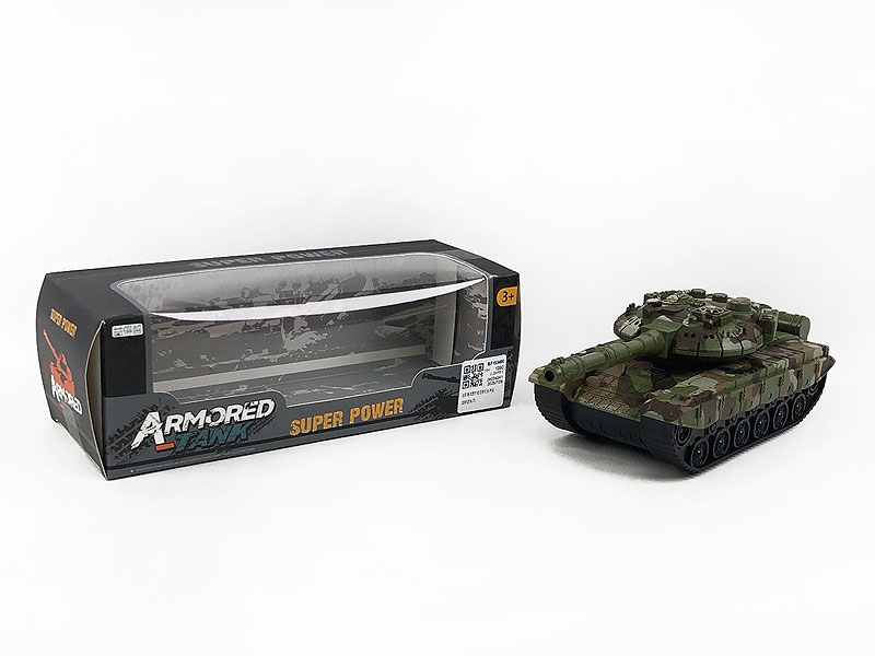 Friction Tank W/L_S toys