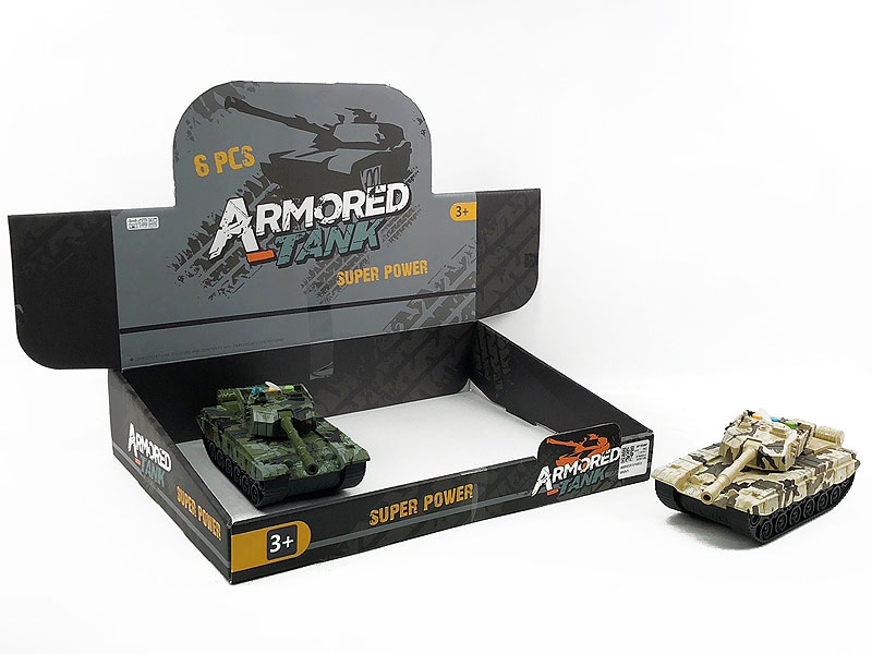 Friction Tank W/L_S(6in1) toys