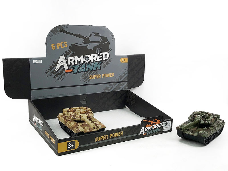 Friction Tank W/L_S(6in1) toys