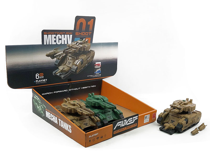 Friction Press Tank(6in1) toys