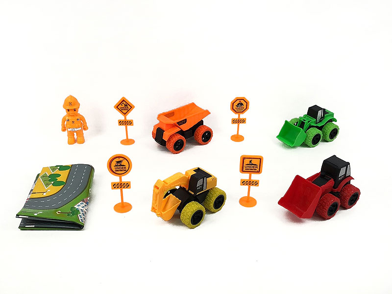 Friction Construction Truck Set(4in1) toys