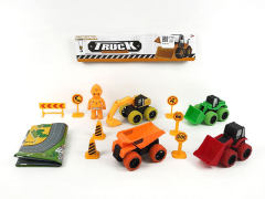 Friction Construction Truck Set(4in1) toys