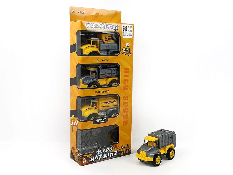Friction Construction Truck(4in1) toys