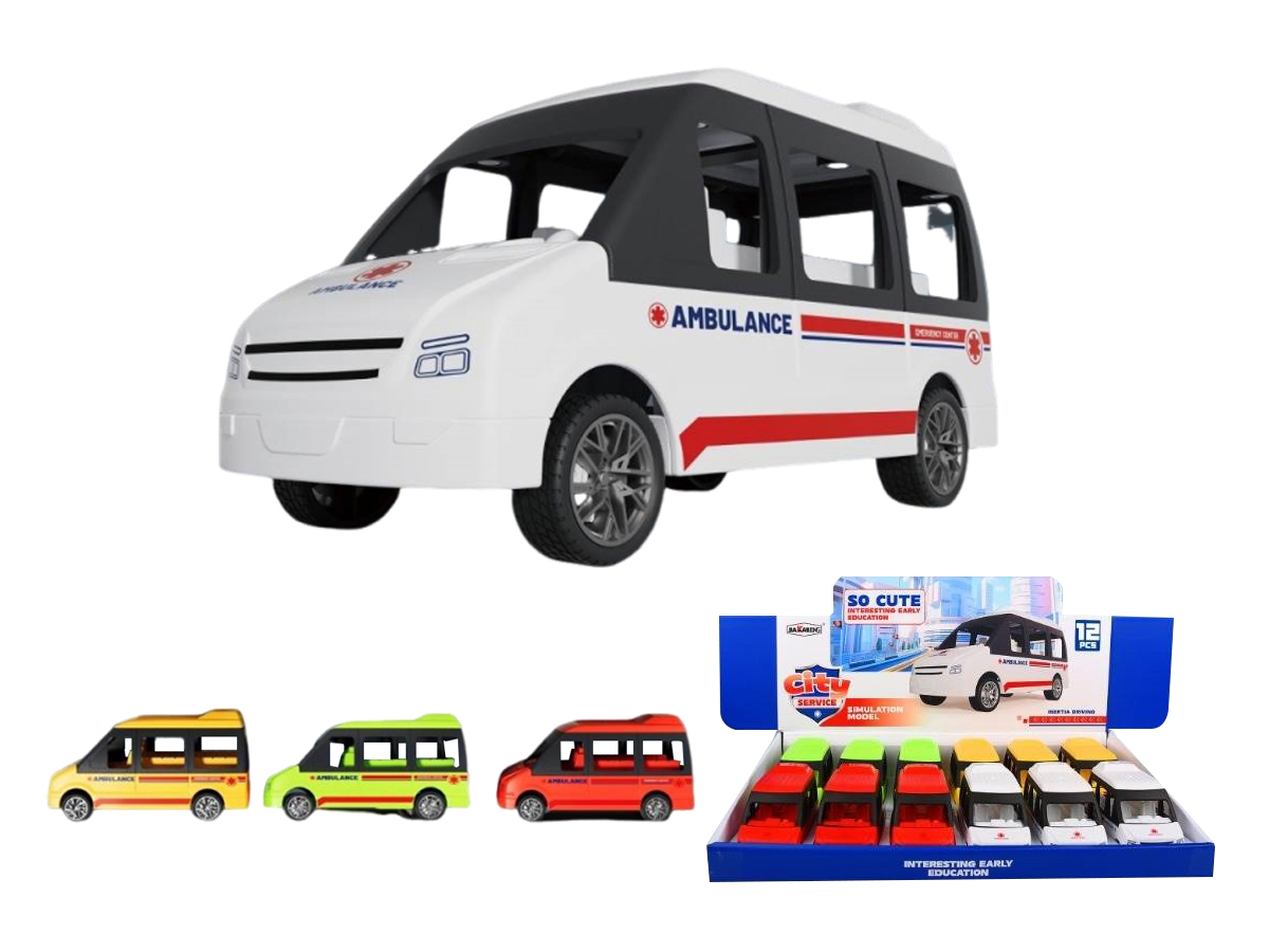 Friction Ambulance(12in1) toys