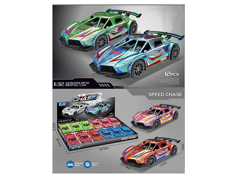 Friction Sports Car(12in1) toys
