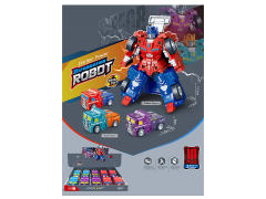 Friction Transforms Car(10in1) toys