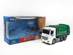 1:14 Friction Sanitation Truck W/L_M toys