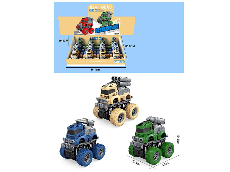 Friction Stunt Car(12in1) toys