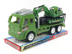 Friction Truck Tow Excavating Machinery toys