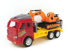 Friction Truck Tow Construction Truck(2C) toys