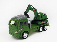 Friction Truck Tow Excavating Machinery toys