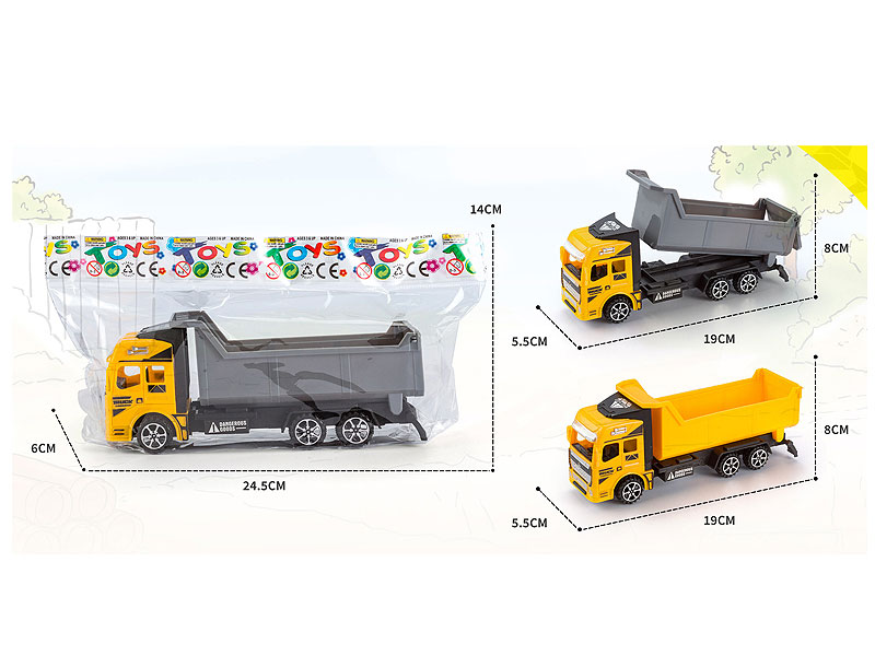 Friction Construction Truck(2C) toys