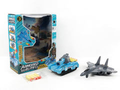Friction Shooting Fighter & Friction Shooting Tank(2C) toys