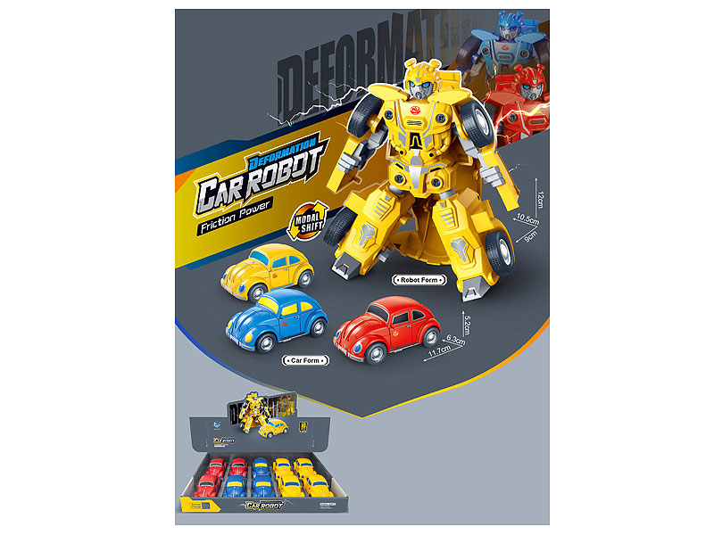 Frction Transforms Car(10in1) toys