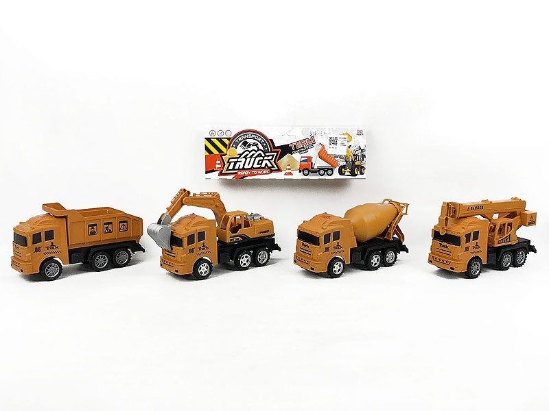 Friction Construction Truck(4S) toys