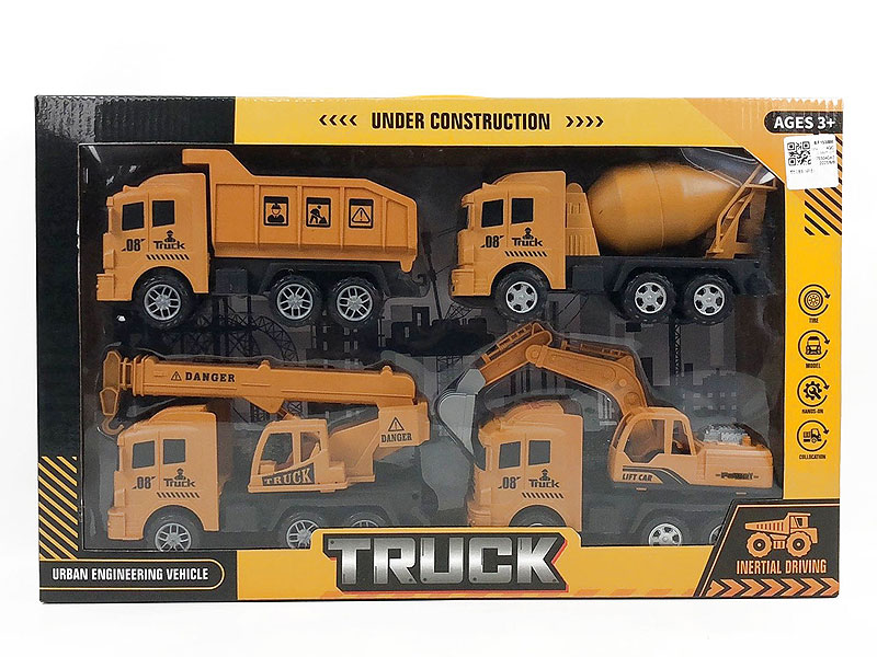 Friction Construction Truck(4in1) toys