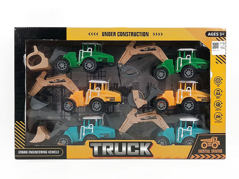 Friction Farmer Truck(6in1) toys