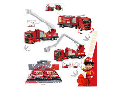 Friction Fire Engine(6in1) toys