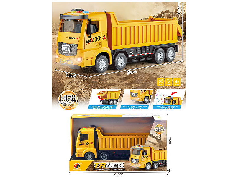 Friction Construction Truck toys